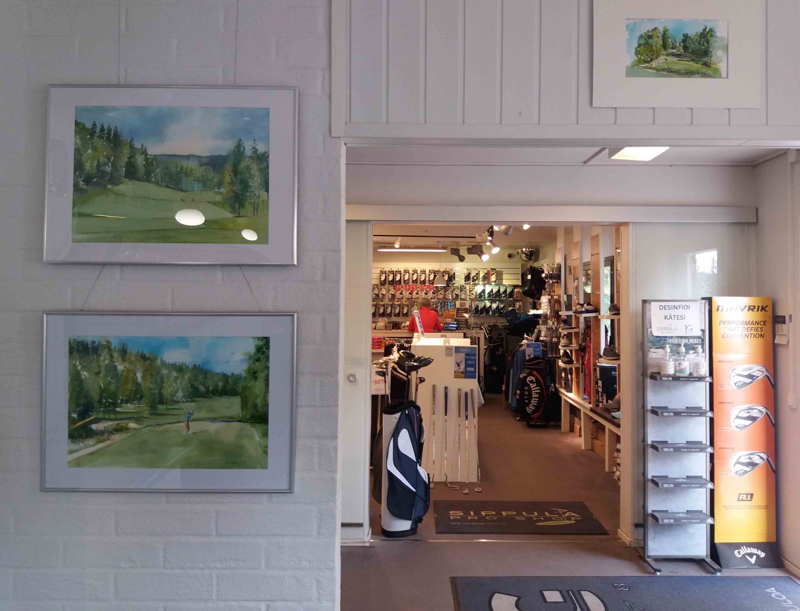Jyväs-Golf Sippulanniemen näyttelylle jatkoaika 20.10.2020 asti. Näyttely avoinna klo.10-18. Tervetuloa!