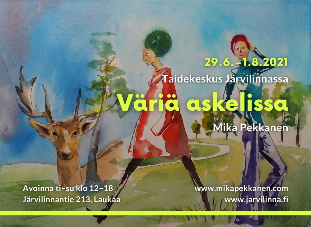 Näyttely Taidekeskus Järvilinnassa 29.6-1.8.2021