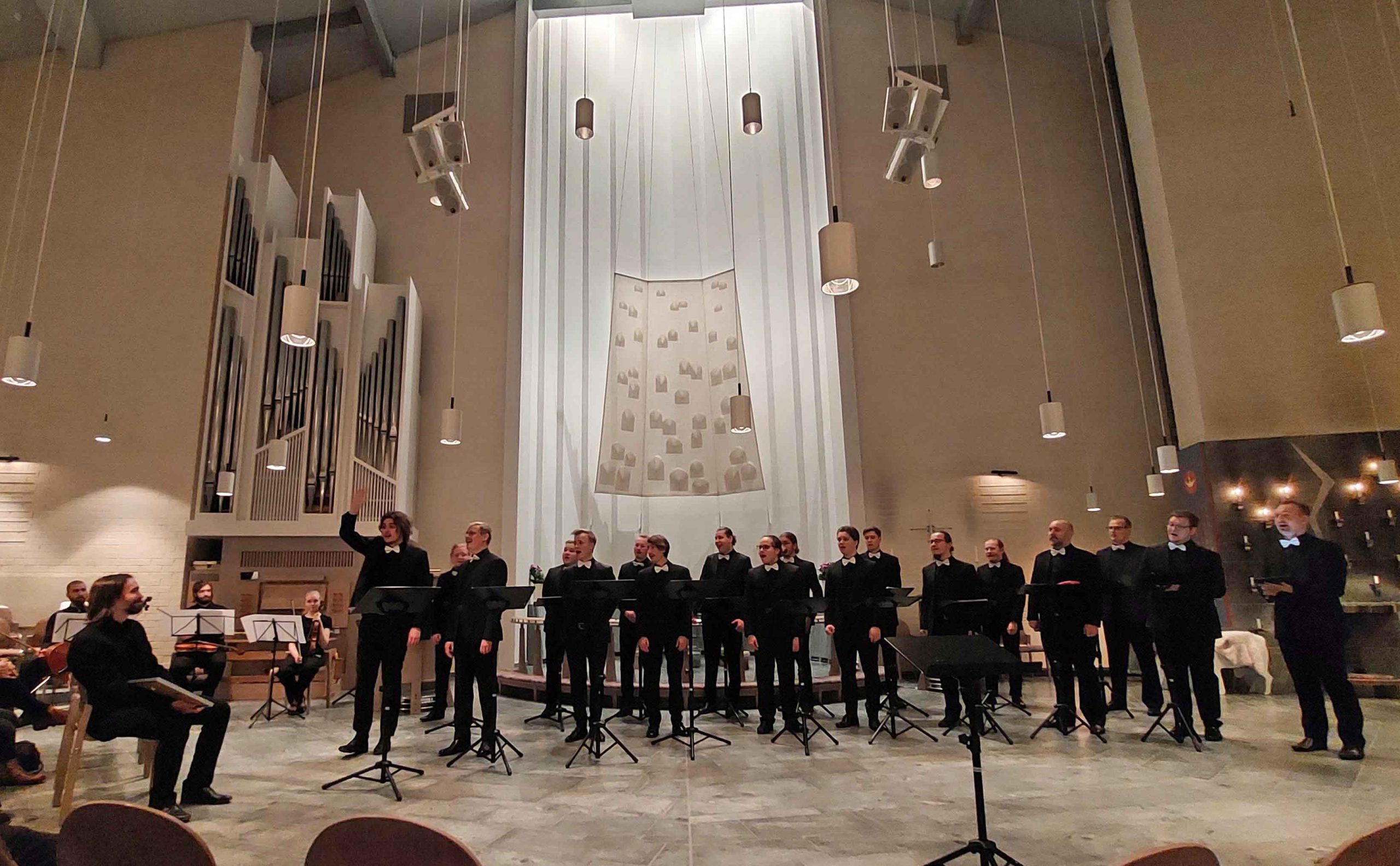Mieskuoro Alvarin Joulukonsertti Keltinmäen kirkossa 14.12.2021